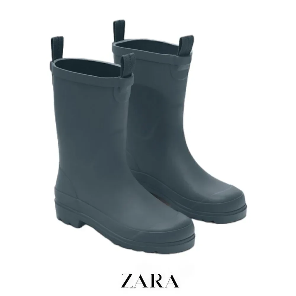 ZARA Kids | Gray/Blue | RAINBOOTS